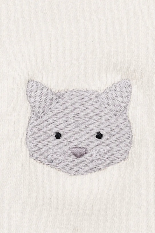 Donsje legginsy niemowlęce Soenie Leggings Cat biały 4117201