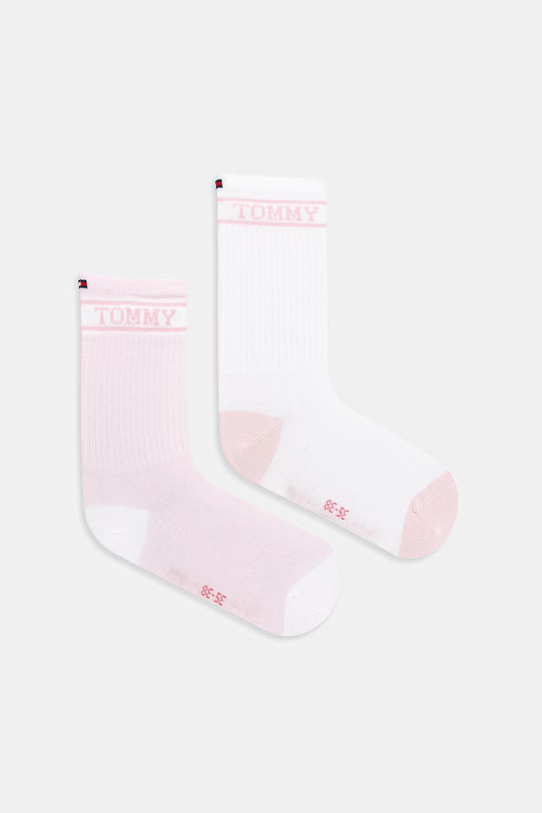 Tommy Hilfiger skarpetki dziecięce 2-pack różowy 701238507.G.PPY2