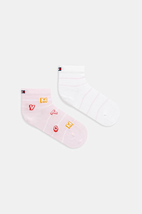 Tommy Hilfiger skarpetki dziecięce 2-pack różowy 701238517.G.PPY2