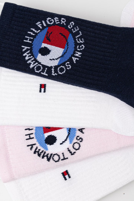 Tommy Hilfiger skarpetki dziecięce 4-pack 701241399.G.PPY2 różowy SS26