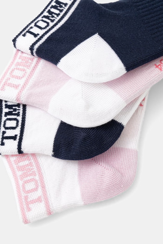 Tommy Hilfiger skarpetki dziecięce 4-pack 701241401.G.PPY2 różowy SS26