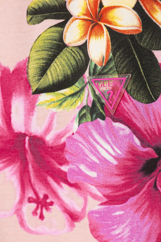 Dziewczynka Guess legginsy dziecięce J6GB03.J1314.PPY2.M różowy