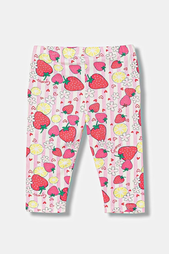 Guess legginsy dziecięce K6GB00.J1314.PPY2.M różowy SS26