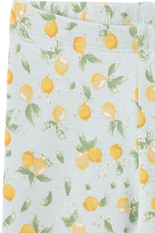 Dziewczynka Wheat legginsy dziecięce bawełniane 4853.129.GOTS niebieski