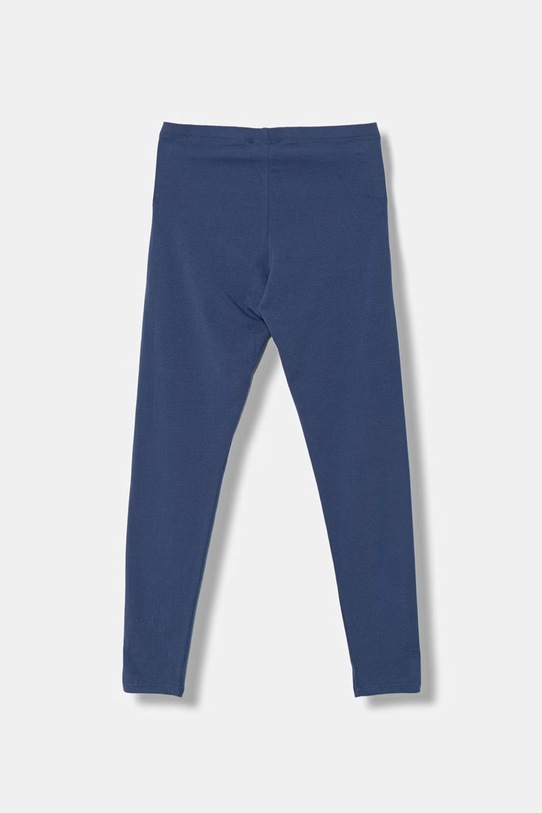 United Colors of Benetton legginsy dziecięce bawełniane z elastanem 3MT1CF02G.G.Stagionale niebieski SS26