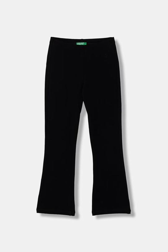 United Colors of Benetton Legíny detské bavlnené s elastanom čierna 3MT1CF037.G.Riproposto