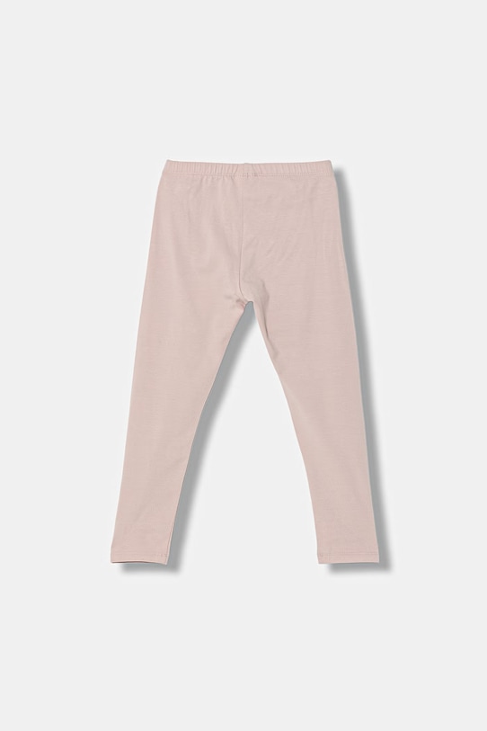 Dziewczynka United Colors of Benetton Legginsy dziecięce bawełniane z elastanem 3MT1GF01L.P.Stagionale różowy