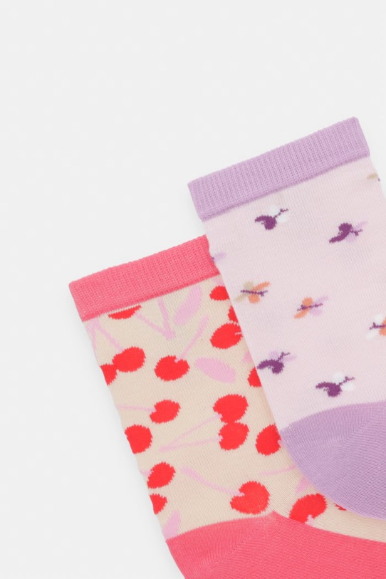 United Colors of Benetton skarpety dziecięce 4-pack 6AO3R7007.G.G.Stagional różowy SS26