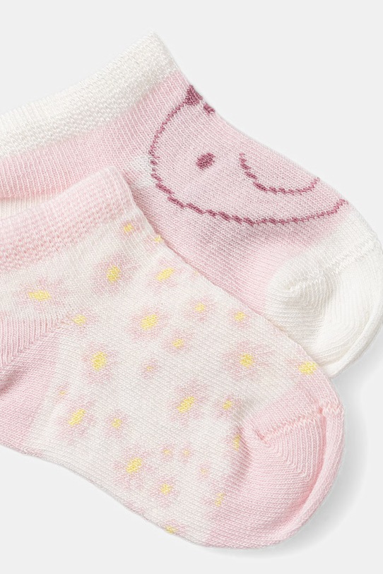 United Colors of Benetton skarpety dziecięce 6AO5R700F.G.W.Stagional różowy SS26