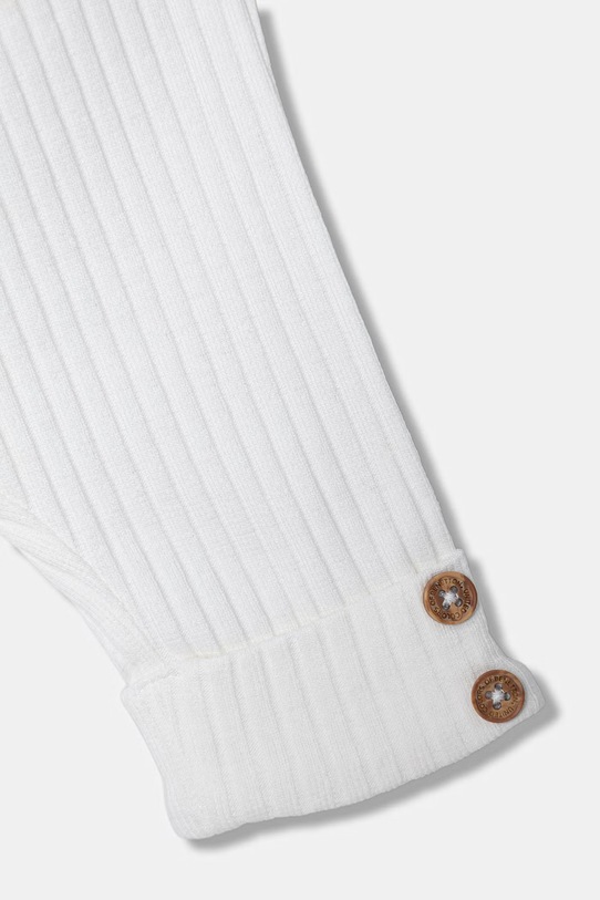 Dziewczynka United Colors of Benetton legginsy niemowlęce bawełniane z elastanem 3F1EAF02L.W.Stagionale biały