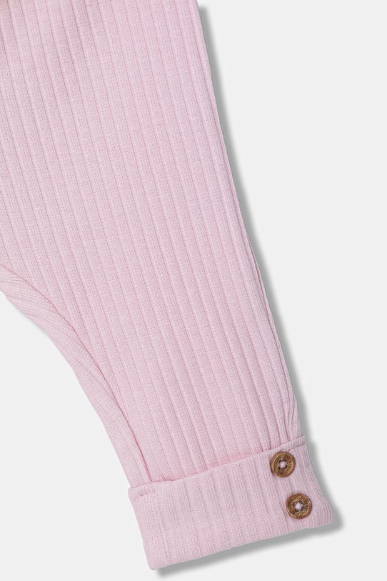 Dziewczynka United Colors of Benetton legginsy niemowlęce bawełniane z elastanem 3F1EAF02L.W.Stagionale różowy