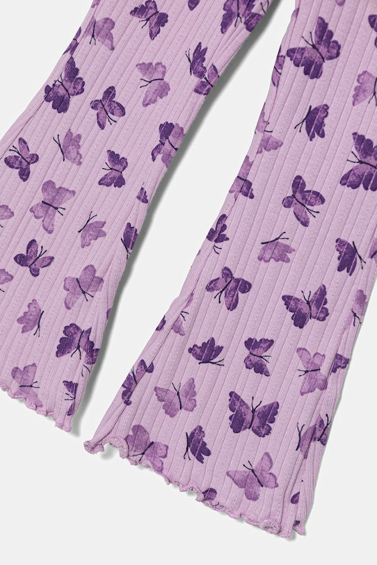 Deklice United Colors of Benetton pajkice otroške bombažne 3XULGF05E.P.Stagionale vijolična