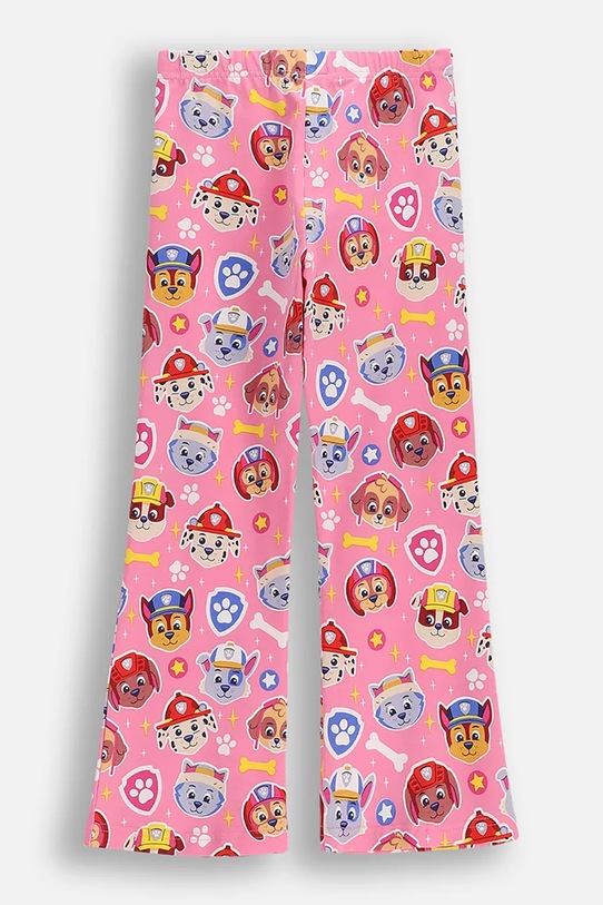 Coccodrillo tajice za djecu od pamuka s elastanom WC6122102LGD roza SS26