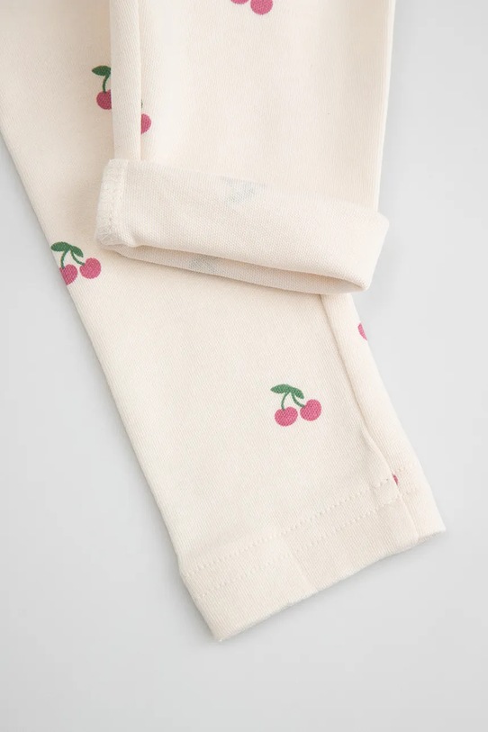 Coccodrillo colanți de bumbac pentru copii bej WC6122106HGN