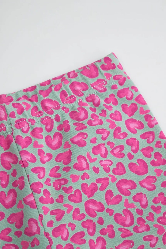 Dziewczynka Coccodrillo legginsy dziecięce z bawełną WC6122102RGK multicolor