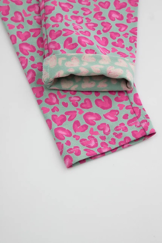 Coccodrillo legginsy dziecięce z bawełną multicolor WC6122102RGK