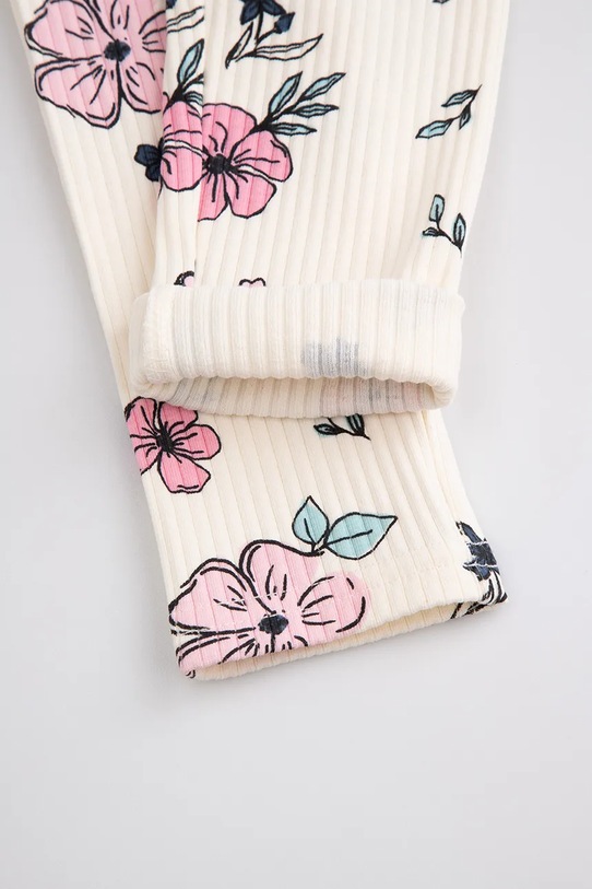 Coccodrillo tajice za djecu pamučne bež WC6122103FGN