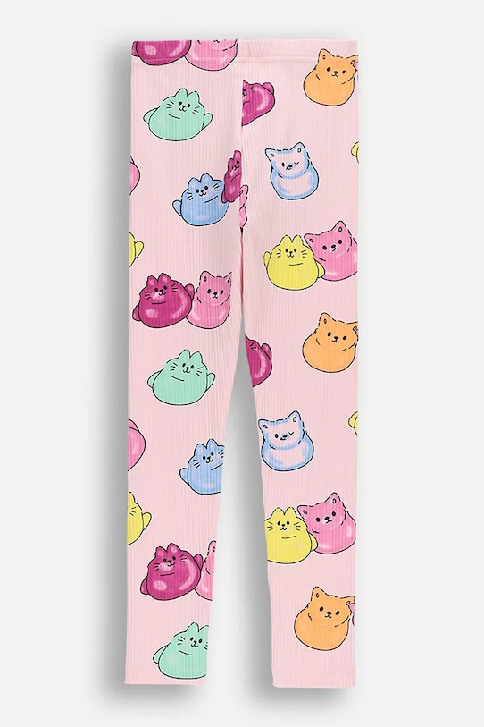 Coccodrillo tajice za djecu od pamuka WC6122101SGK roza SS26