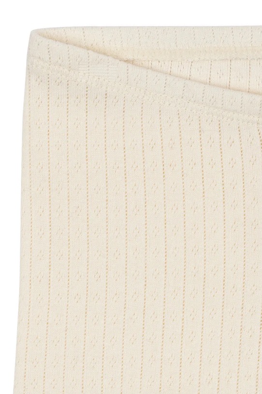 Chłopiec Konges Sløjd legginsy bawełniane dziecięce MINNIE PANTS GOTS KS104378.PreSpring beżowy