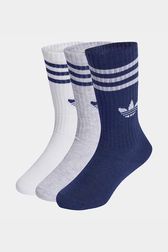 adidas Originals skarpetki dziecięce z bawełną 6-pack granatowy KD8423