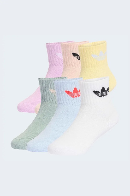 adidas Originals skarpetki dziecięce 6-pack biały KC7916