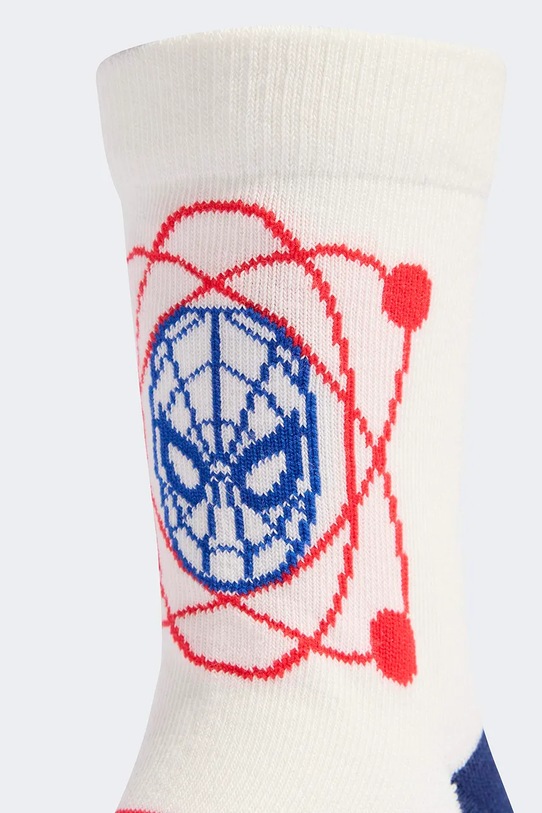 Dječaci Dječje čarape s pamukom adidas Performance Marvel 3-pack KA9880 crvena