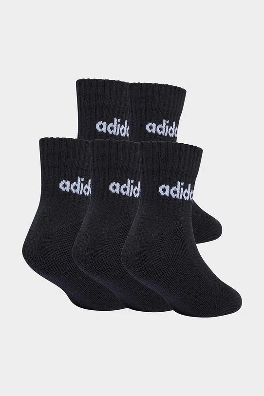 Βαμβακερές παιδικές κάλτσες adidas Performance 5-pack KC6915 μαύρο SS26