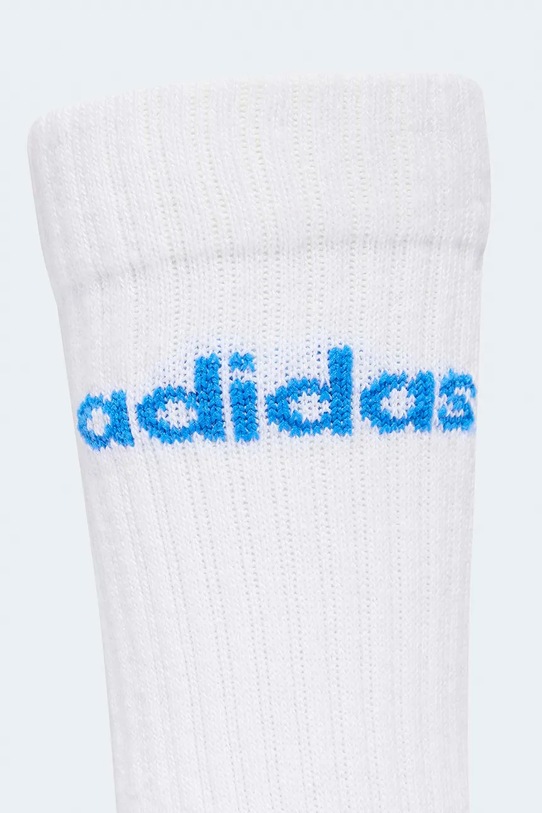 Βαμβακερές παιδικές κάλτσες adidas Performance 3-pack μπλε KE7087