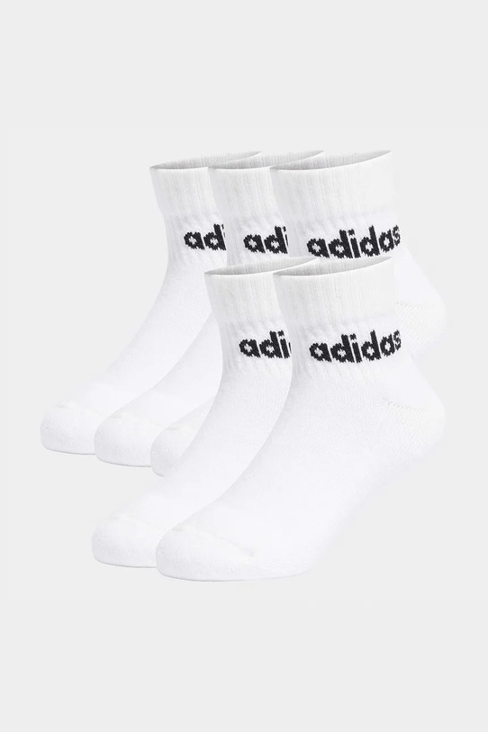 adidas Performance skarpetki dziecięce z bawełną 5-pack biały KA7440