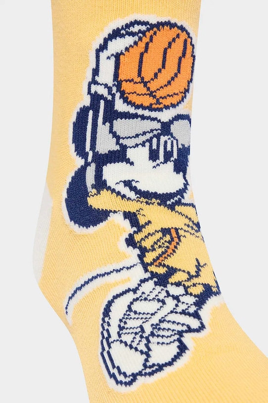 Βαμβακερές παιδικές κάλτσες adidas Performance 3-pack KA9879 κίτρινο SS26