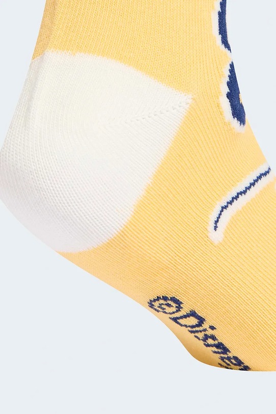 Αγορίστικα Βαμβακερές παιδικές κάλτσες adidas Performance 3-pack KA9879 κίτρινο