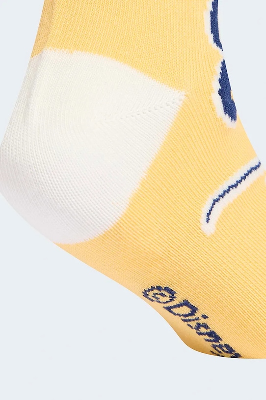 Αγορίστικα Βαμβακερές παιδικές κάλτσες adidas Performance 3-pack KA9879 κίτρινο