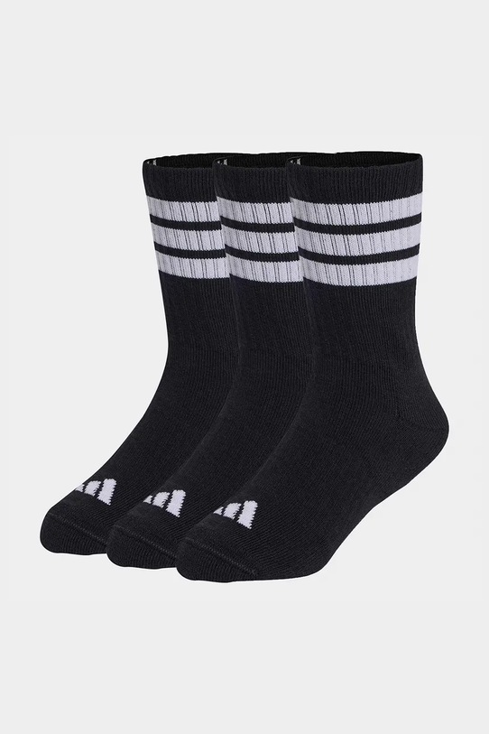 Βαμβακερές παιδικές κάλτσες adidas Performance 3-pack μαύρο KD1719