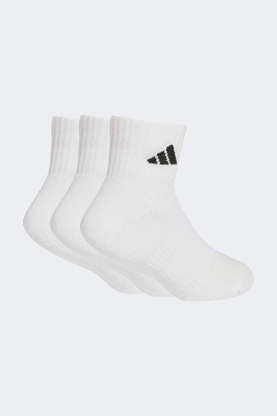 Βαμβακερές παιδικές κάλτσες adidas Performance 3-pack JZ0526 λευκό SS26
