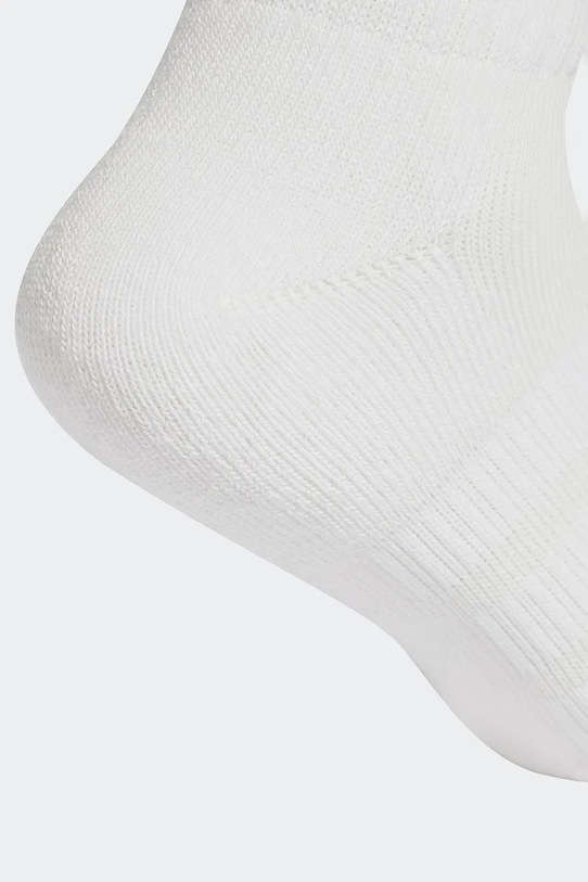 Βαμβακερές παιδικές κάλτσες adidas Performance 3-pack λευκό JZ0526