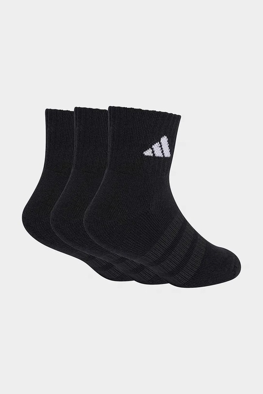 adidas Performance skarpetki dziecięce z bawełną 3-pack KD1722 czarny SS26