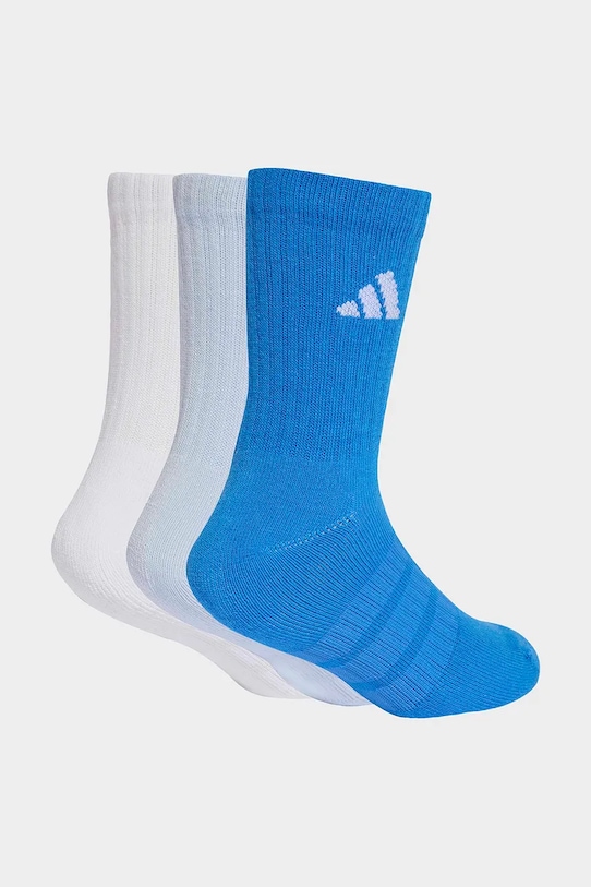 Dječje čarape s pamukom adidas Performance 3-pack KD1726 plava SS26