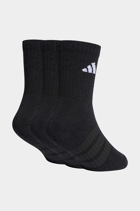 Dječje čarape s pamukom adidas Performance 3-pack JZ0527 crna SS26