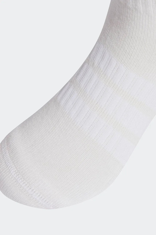 Dječje čarape s pamukom adidas Performance 3-pack bijela KD1725
