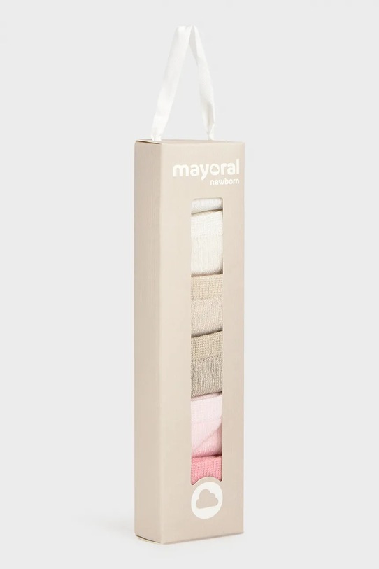 Chłopiec Mayoral Newborn skarpetki dziecięce 6-pack 9046.1D.Newborn.PPY2 różowy