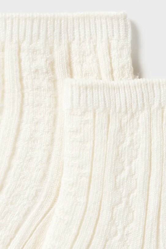 Mayoral Newborn skarpetki dziecięce 2-pack 9050.1J.Newborn.PPY2 beżowy SS26