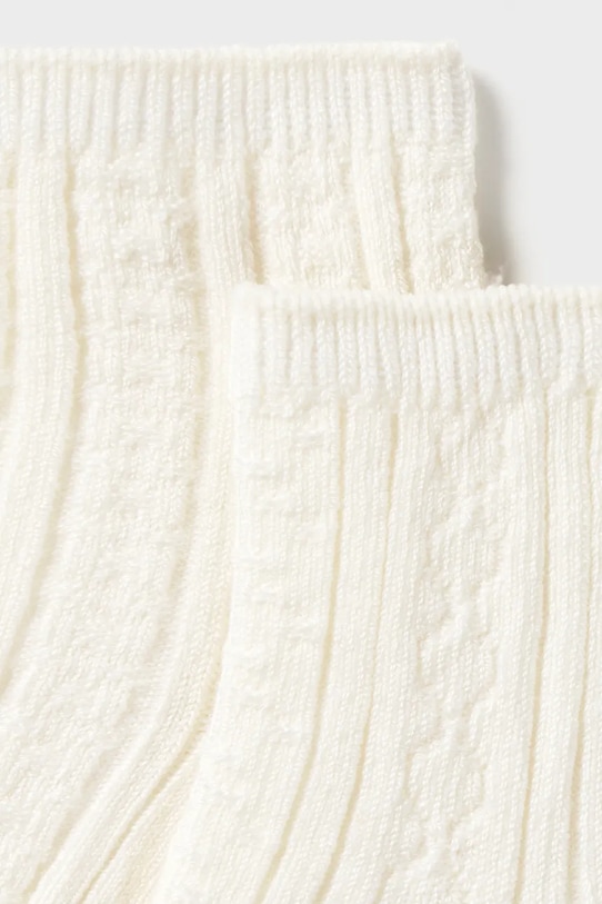 Mayoral Newborn skarpetki dziecięce 2-pack 9050.1J.Newborn.PPY2 beżowy SS26