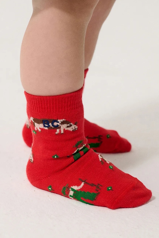 Fiú Bobo Choses gyerek zokni Farm Adventure 126AH005 piros