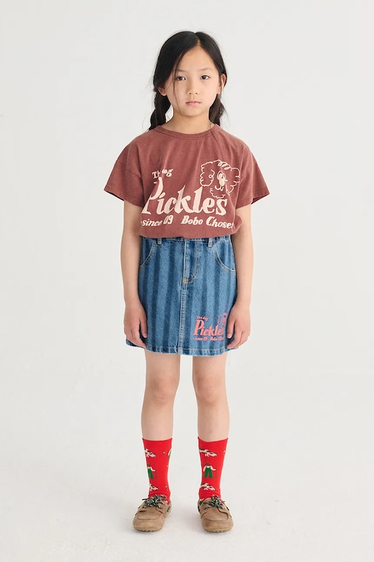 Bobo Choses gyerek zokni Farm Adventure piros 126AI001