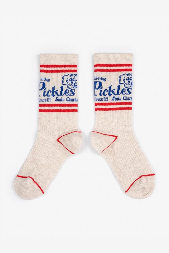 Bobo Choses skarpetki dziecięce Pickles The Dog beżowy 126AI003