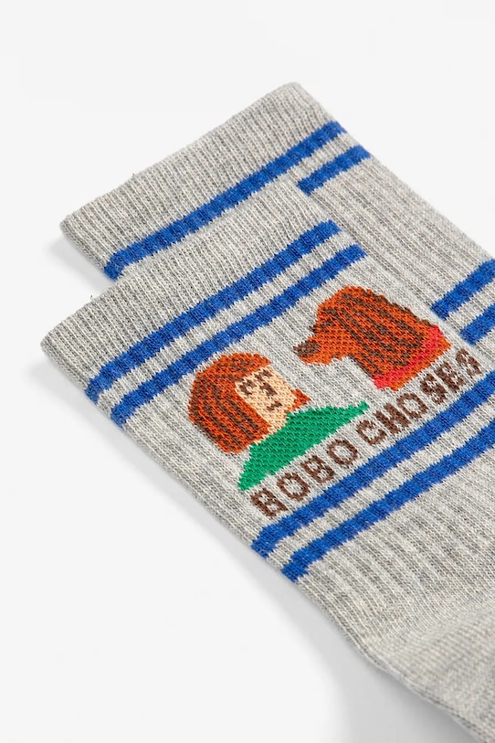 Bobo Choses gyerek zokni Friends in a Pickle 126AI009 szürke SS26