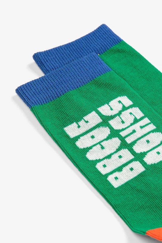 Bobo Choses skarpetki dziecięce Bobo Choses Modern 126AI044 zielony SS26