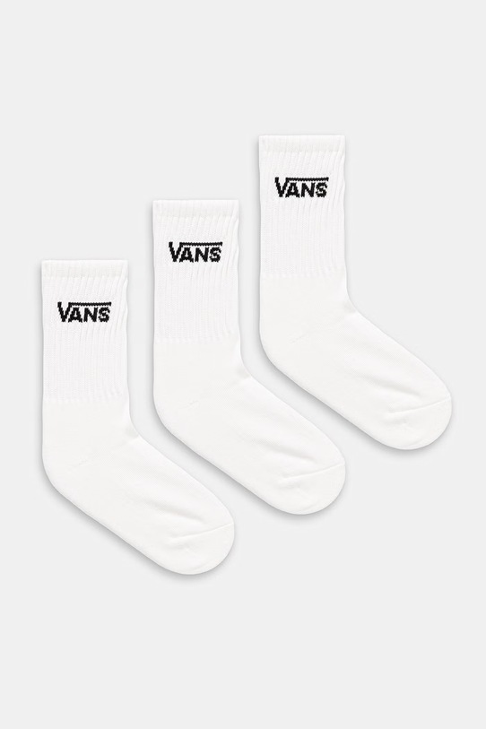 Dětské ponožky Vans 3-pack bílá VN000Q1SWHT1
