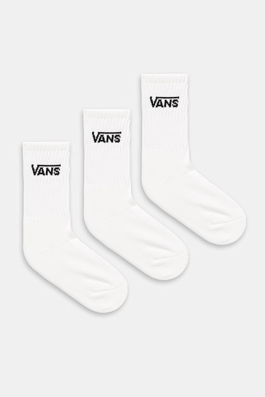 Dětské ponožky Vans 3-pack bílá VN000Q1SWHT1