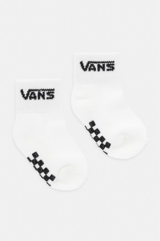 Vans ponožky kojenecké 2-pack bílá VN000Q97WHT1